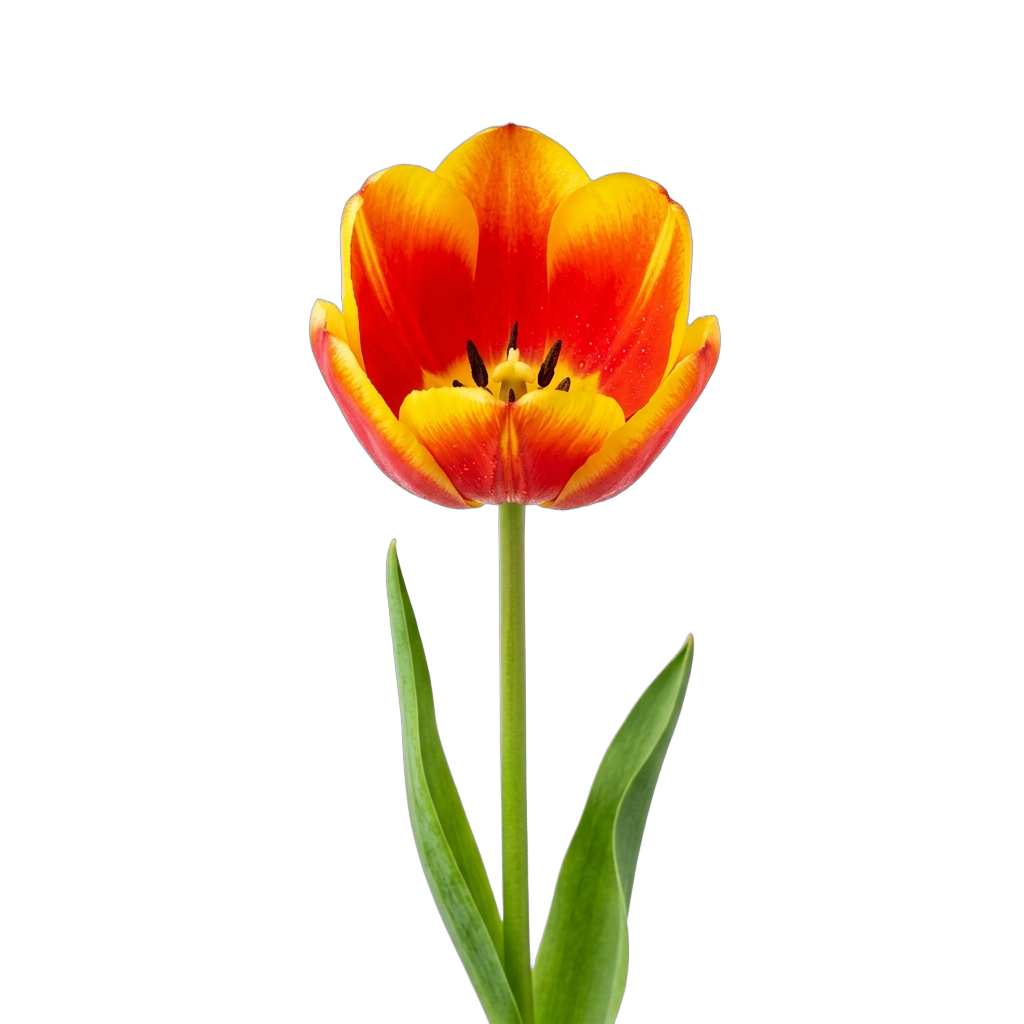 Tulip with modern rembg AI cutout